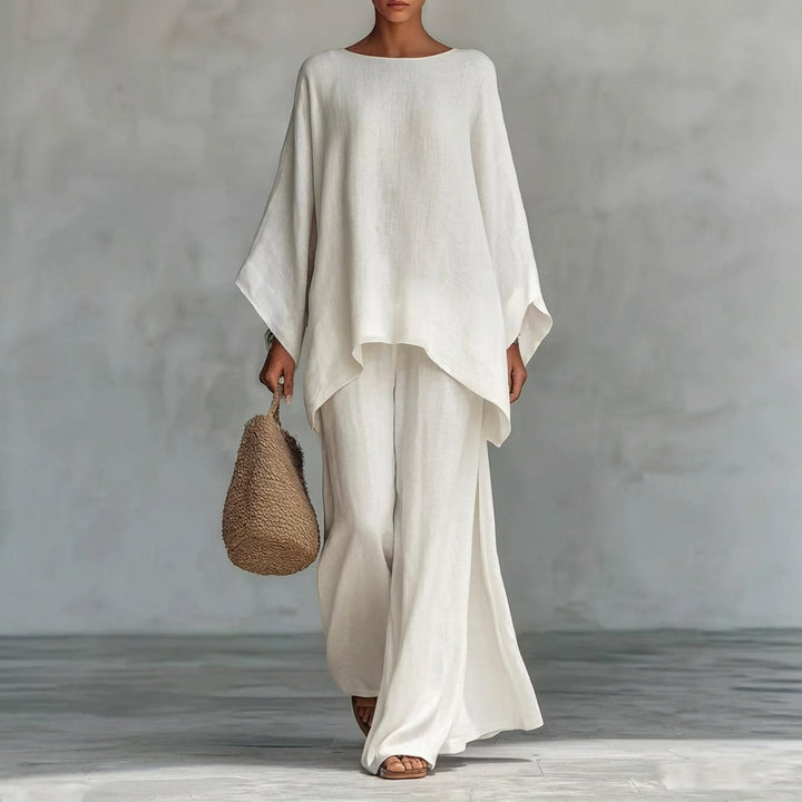 Mirabel | Two-Piece Set with Long Sleeves and Loose Pants