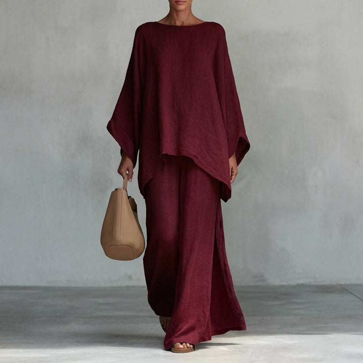 Mirabel | Two-Piece Set with Long Sleeves and Loose Pants