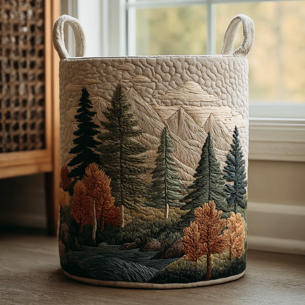 Fern | Quilted Storage Basket