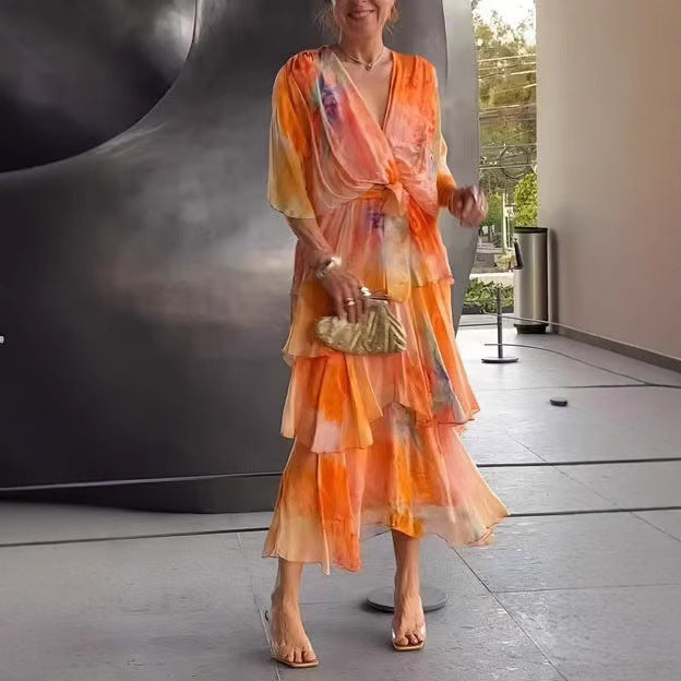 Norma | Layered Floral Sun Dress