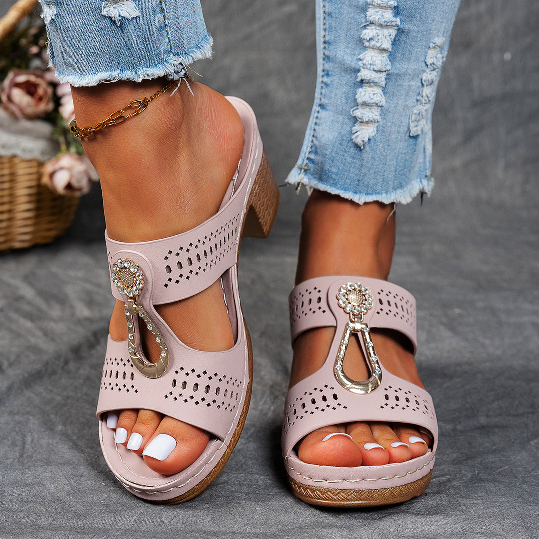 Darlene | High Heel Orthopaedic Comfort Sandals