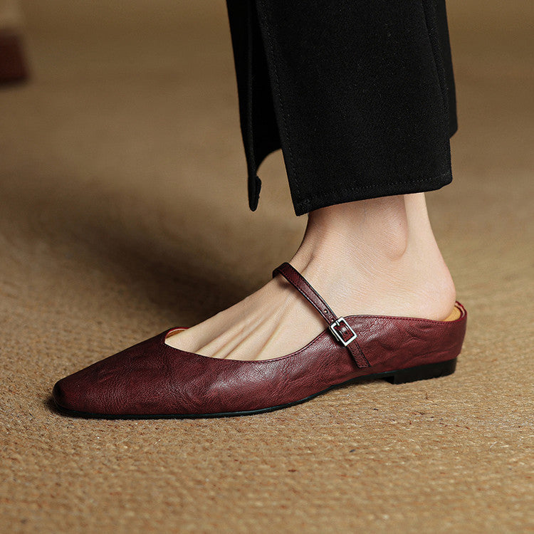 Kitty | Genuine Leather Mules