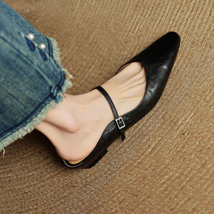 Kitty | Genuine Leather Mules