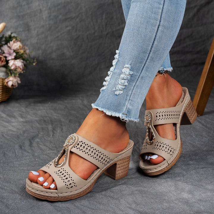 Darlene | High Heel Orthopaedic Comfort Sandals