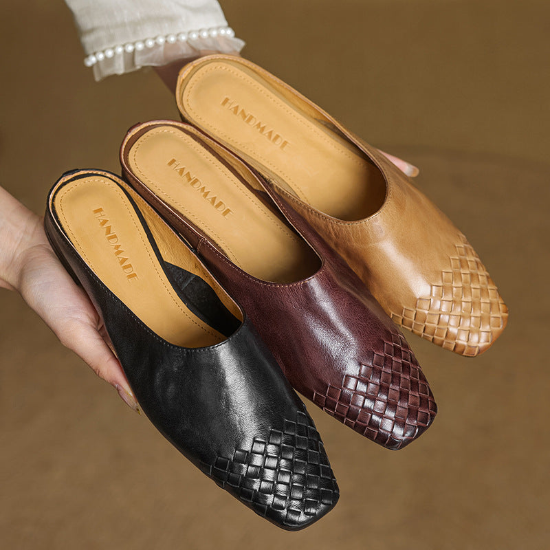 Candice | Genuine Leather Mules