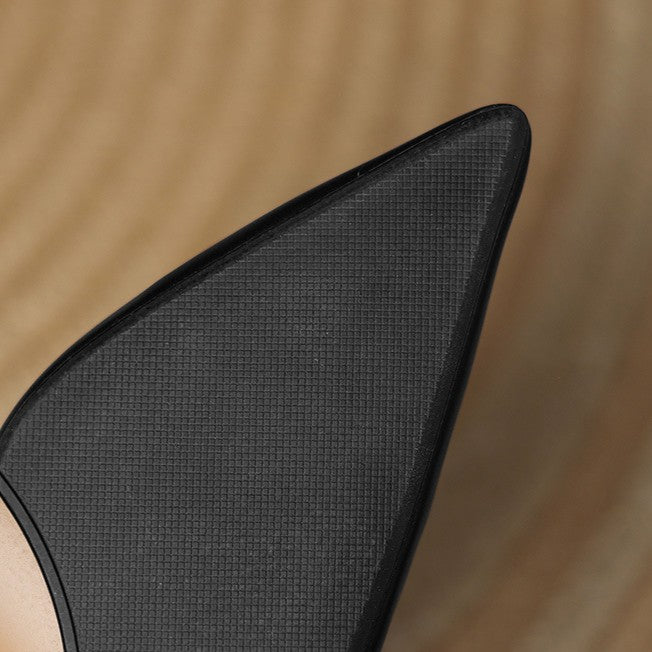 Daria | Leather Kitten Heels