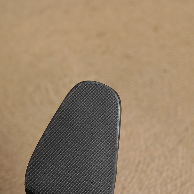 Joelle | Square Leather Pumps