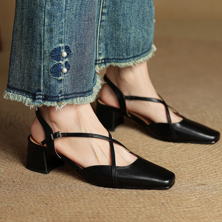 Ottoline | Leather Heels