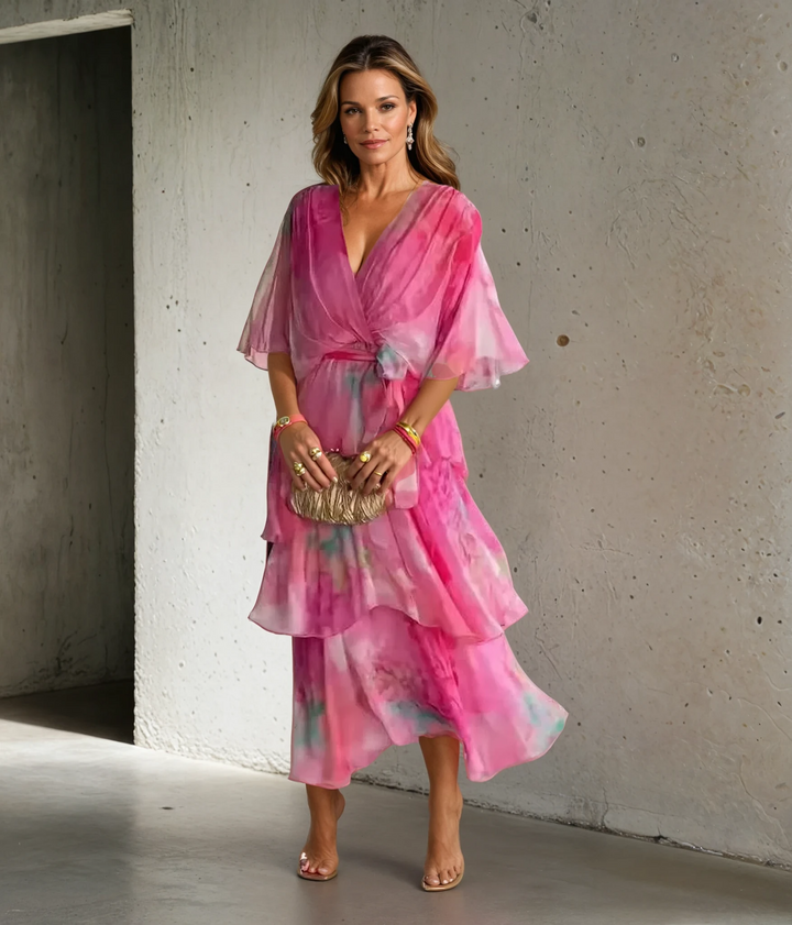Norma | Layered Floral Sun Dress