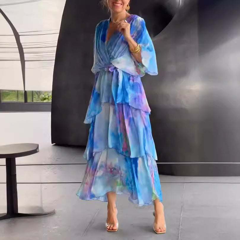 Norma | Layered Floral Sun Dress
