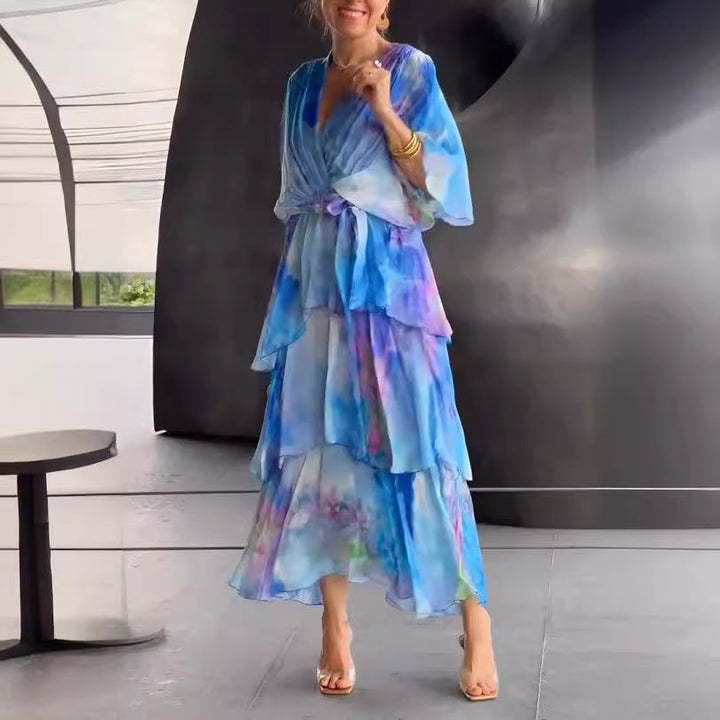 Norma | Layered Floral Sun Dress