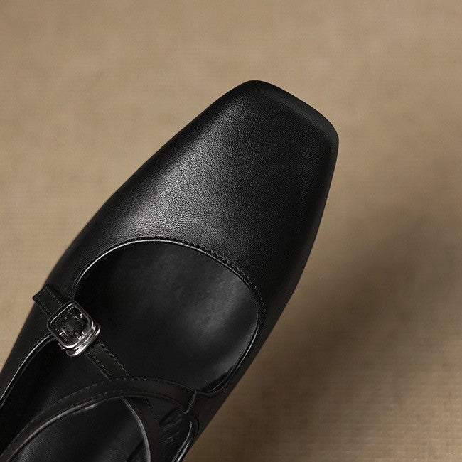 Giada | Leather Kitten Heels