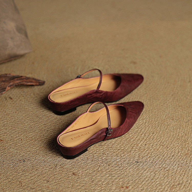 Kitty | Genuine Leather Mules