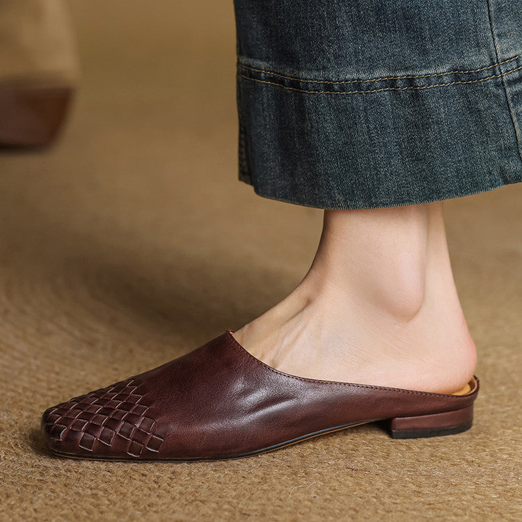 Candice | Genuine Leather Mules