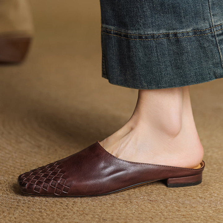 Candice | Genuine Leather Mules