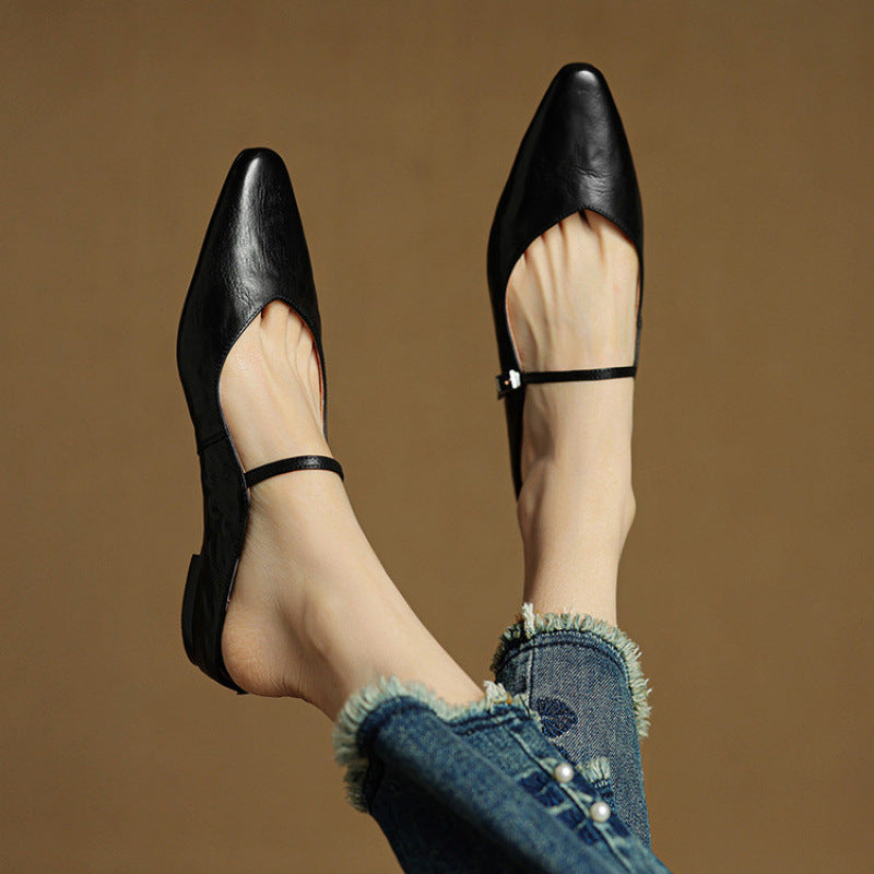 Kitty | Genuine Leather Mules