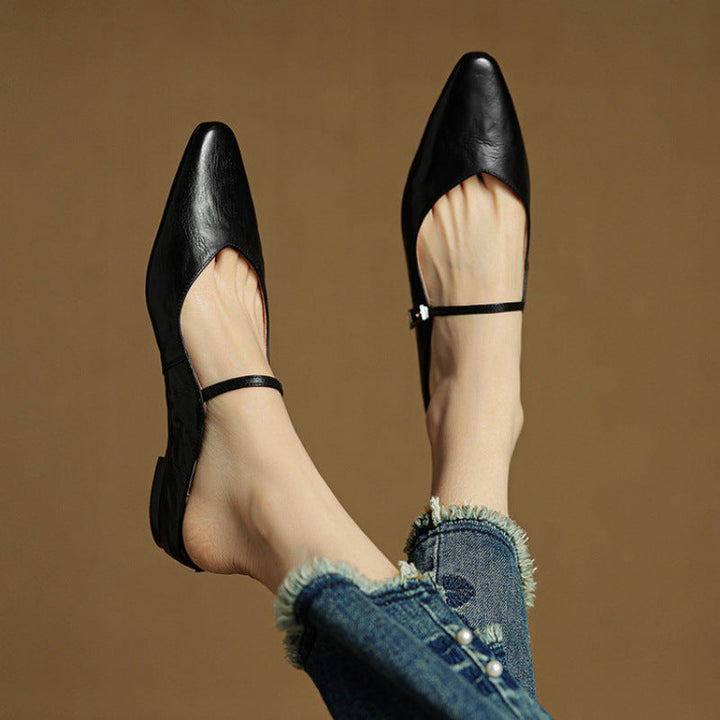 Kitty | Genuine Leather Mules