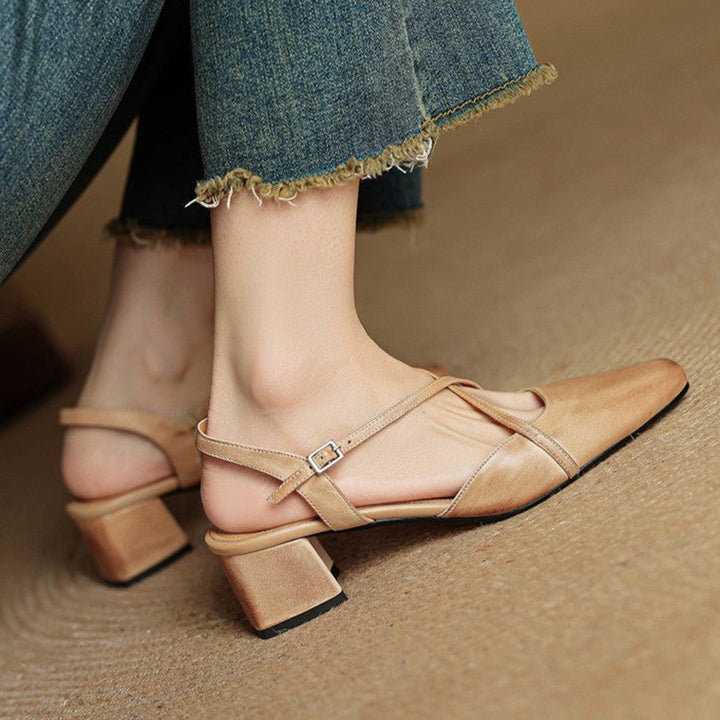 Ottoline | Leather Heels