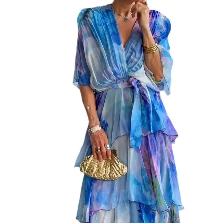 Norma | Layered Floral Sun Dress