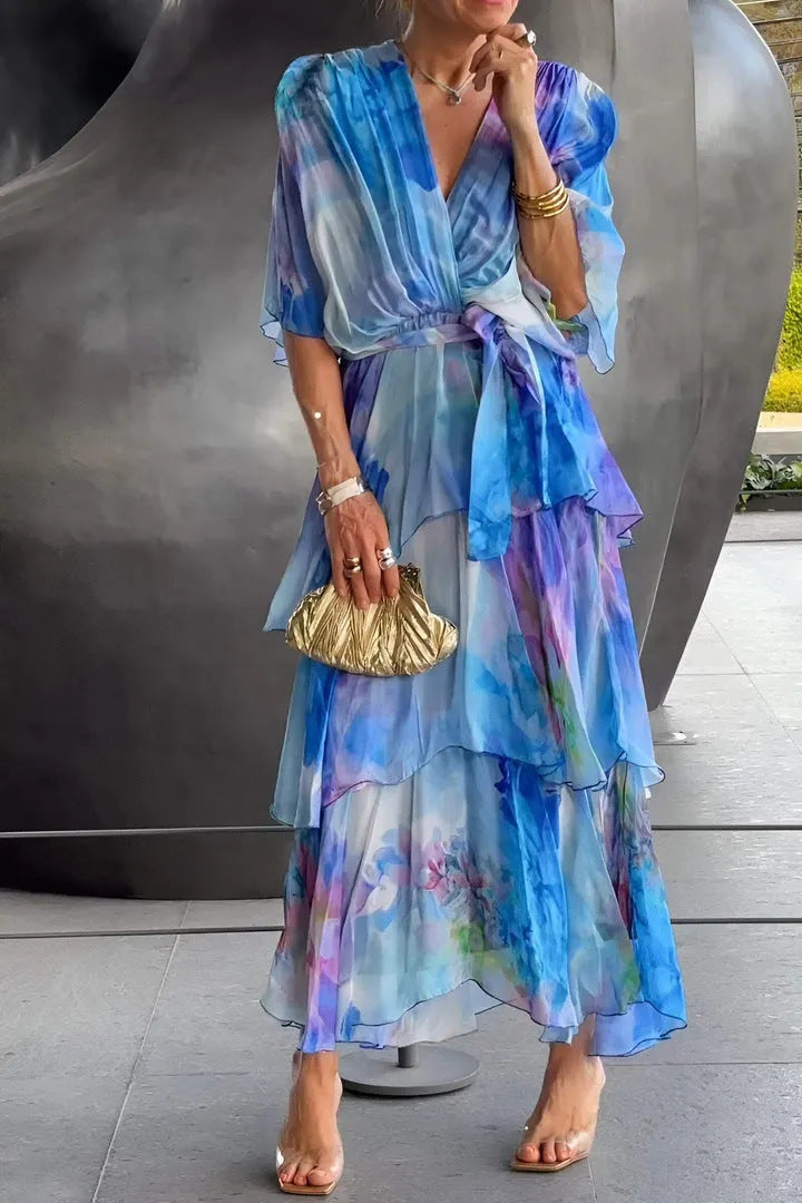 Norma | Layered Floral Sun Dress