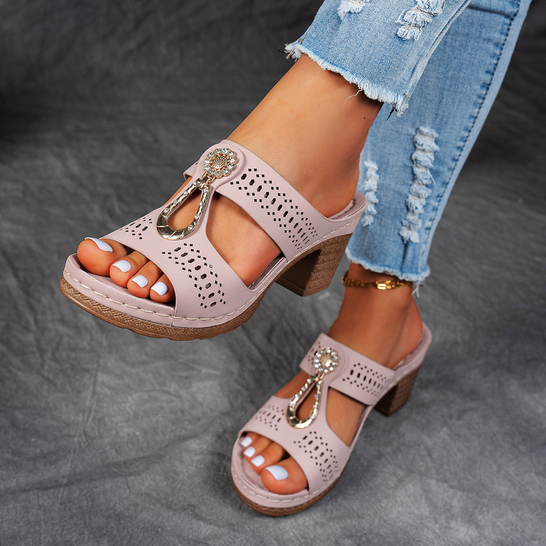 Darlene | High Heel Orthopaedic Comfort Sandals