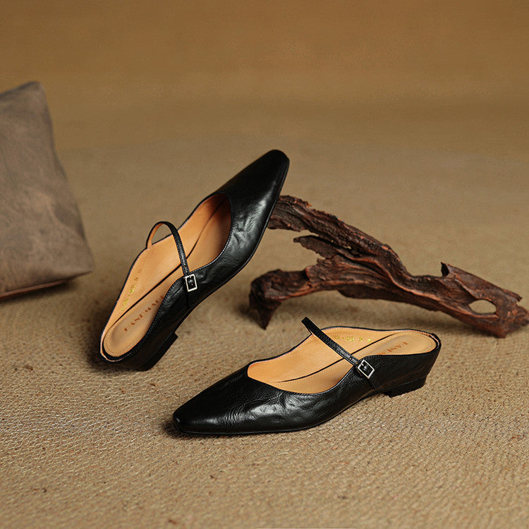 Kitty | Genuine Leather Mules