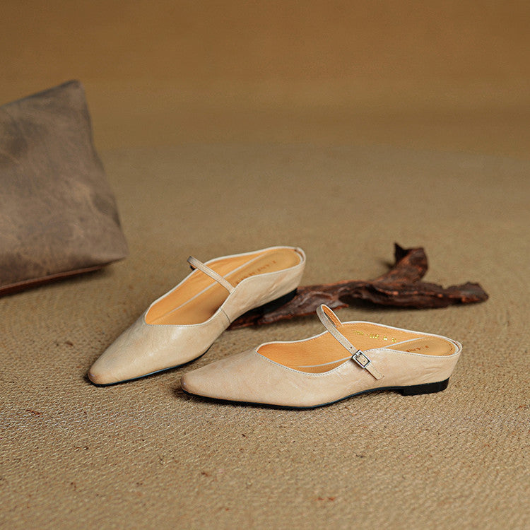 Kitty | Genuine Leather Mules