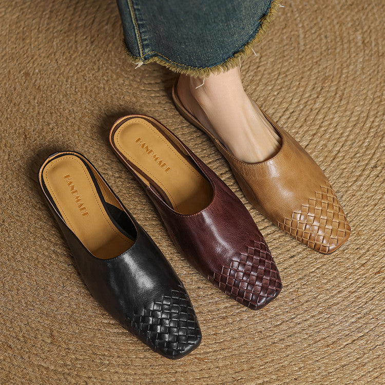 Candice | Genuine Leather Mules