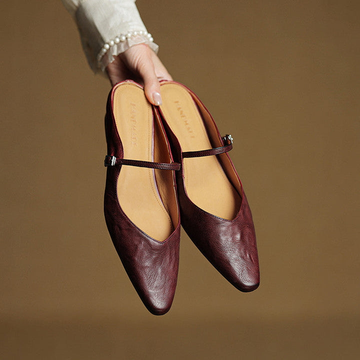 Kitty | Genuine Leather Mules