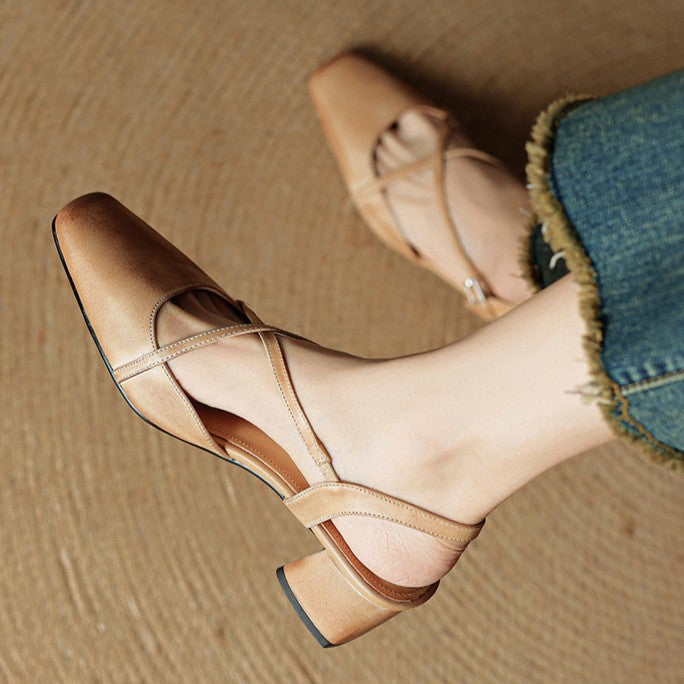 Ottoline | Leather Heels