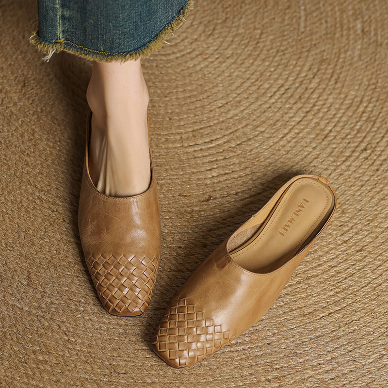 Candice | Genuine Leather Mules