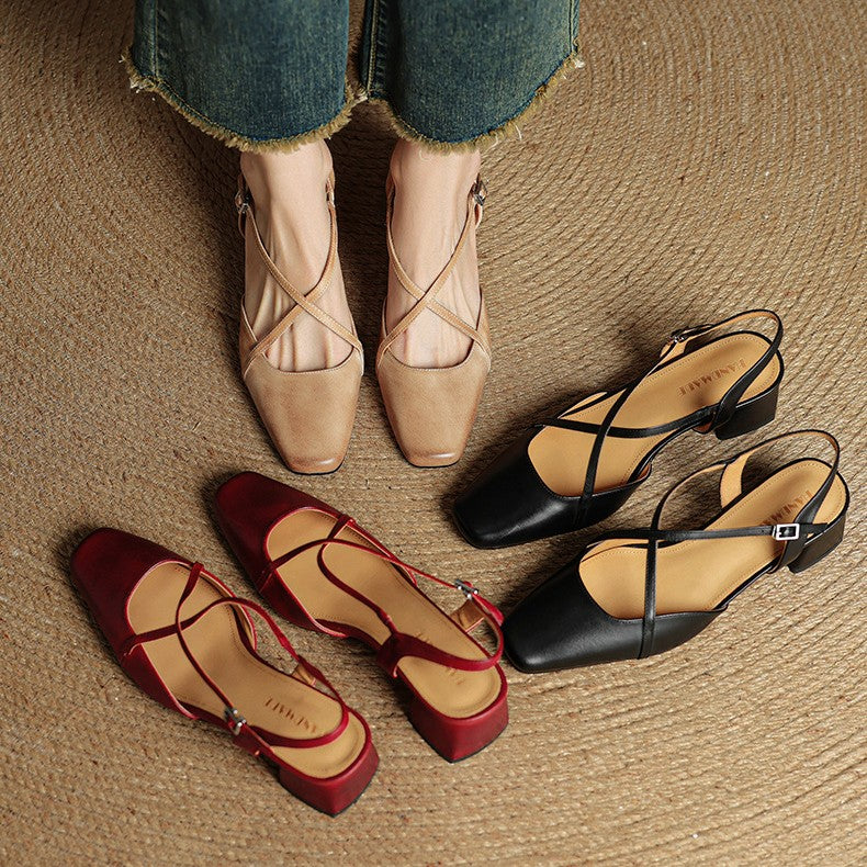 Ottoline | Leather Heels