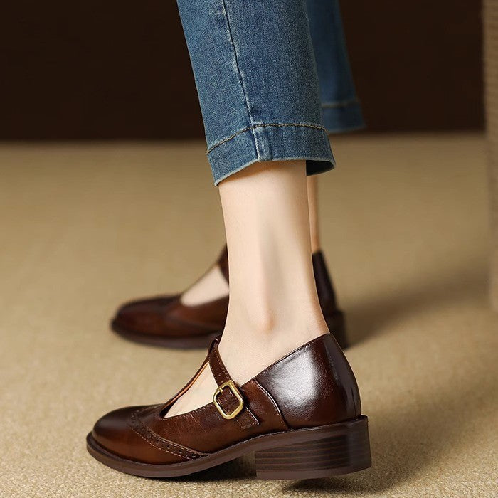 Rowan | Vintage T-Bar Comfort Mary Jane Shoes
