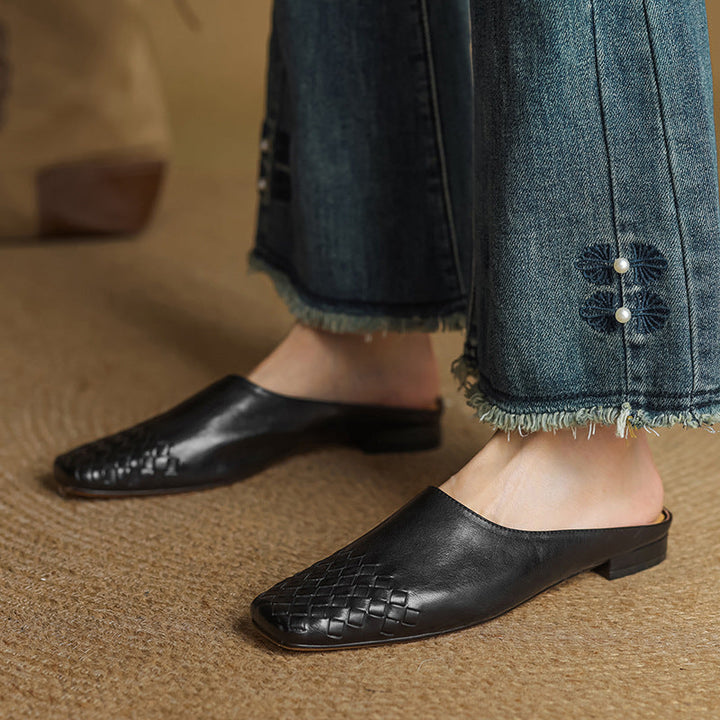 Candice | Genuine Leather Mules