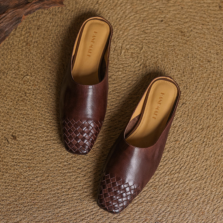 Candice | Genuine Leather Mules