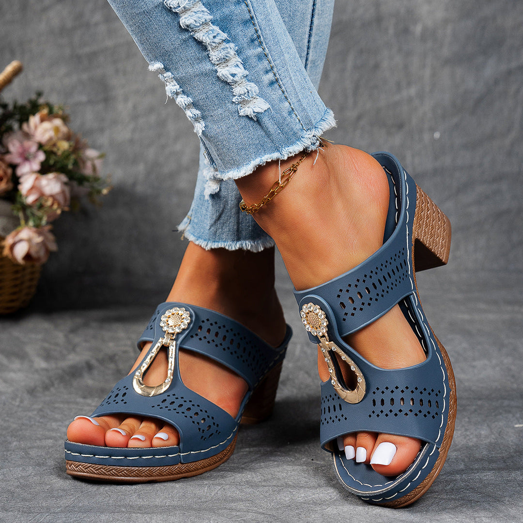 Darlene | High Heel Orthopaedic Comfort Sandals