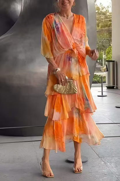 Norma | Layered Floral Sun Dress