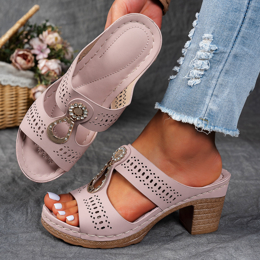Darlene | High Heel Orthopaedic Comfort Sandals