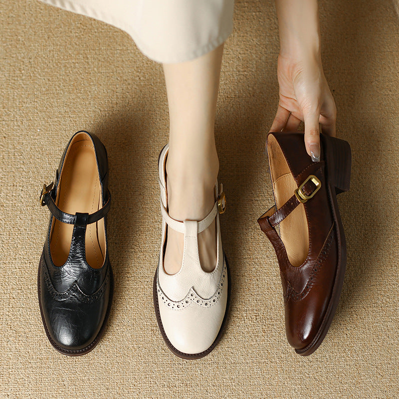 Rowan | Vintage T-Bar Comfort Mary Jane Shoes