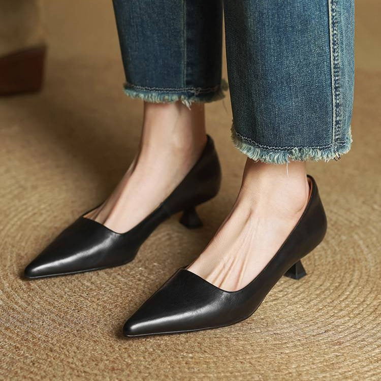 Berenice | Leather Heels
