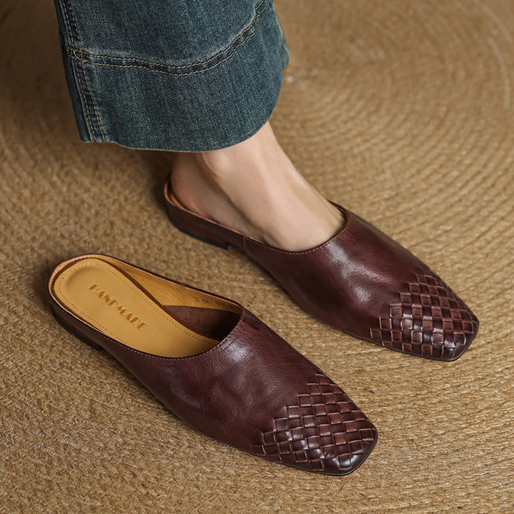 Candice | Genuine Leather Mules