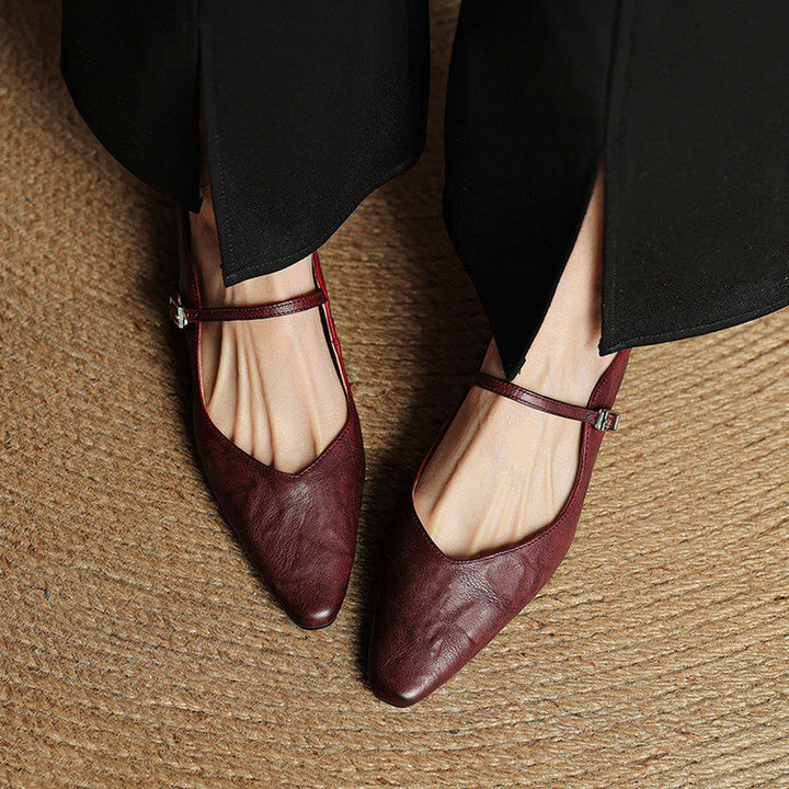 Kitty | Genuine Leather Mules