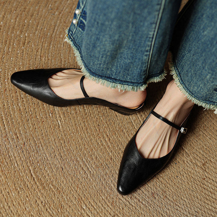 Kitty | Genuine Leather Mules