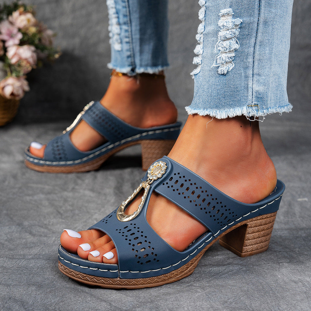 Darlene | High Heel Orthopaedic Comfort Sandals