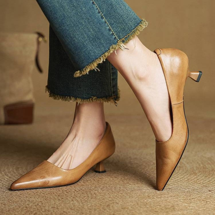 Berenice | Leather Heels