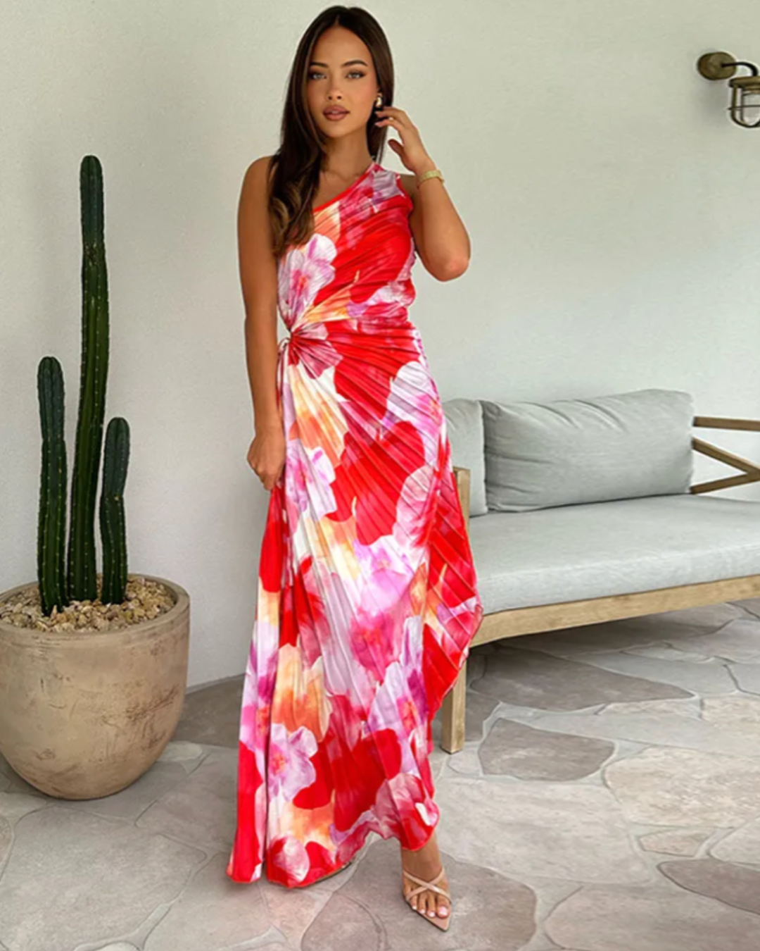 Skye | Vibrant Tropical Evening Dress