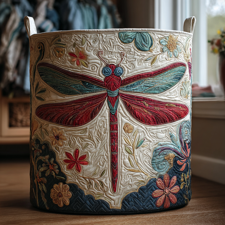 Dragonfly | Quilted Storage Basket