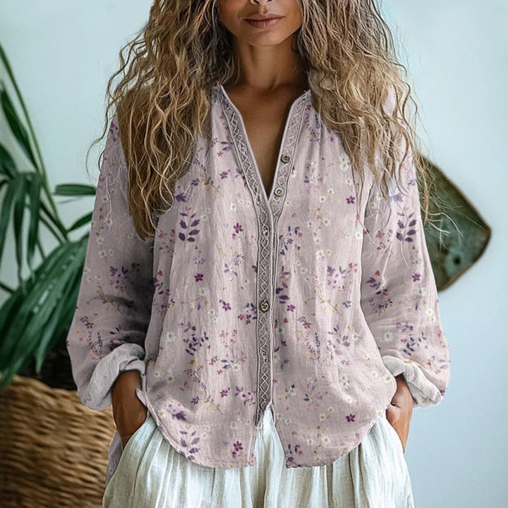 Phyllis | V-Neck Relaxed Blouse
