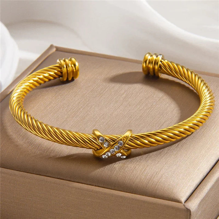 Nicky | Crystal Cable Bracelet