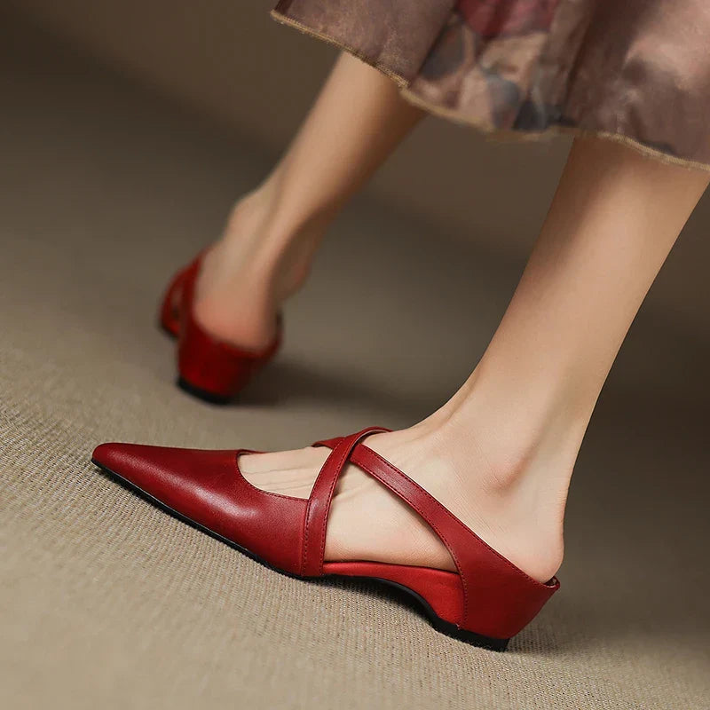 Lavinia | Genuine Leather Mules